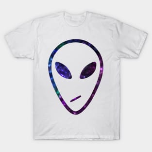 Alien space face / T-Shirt